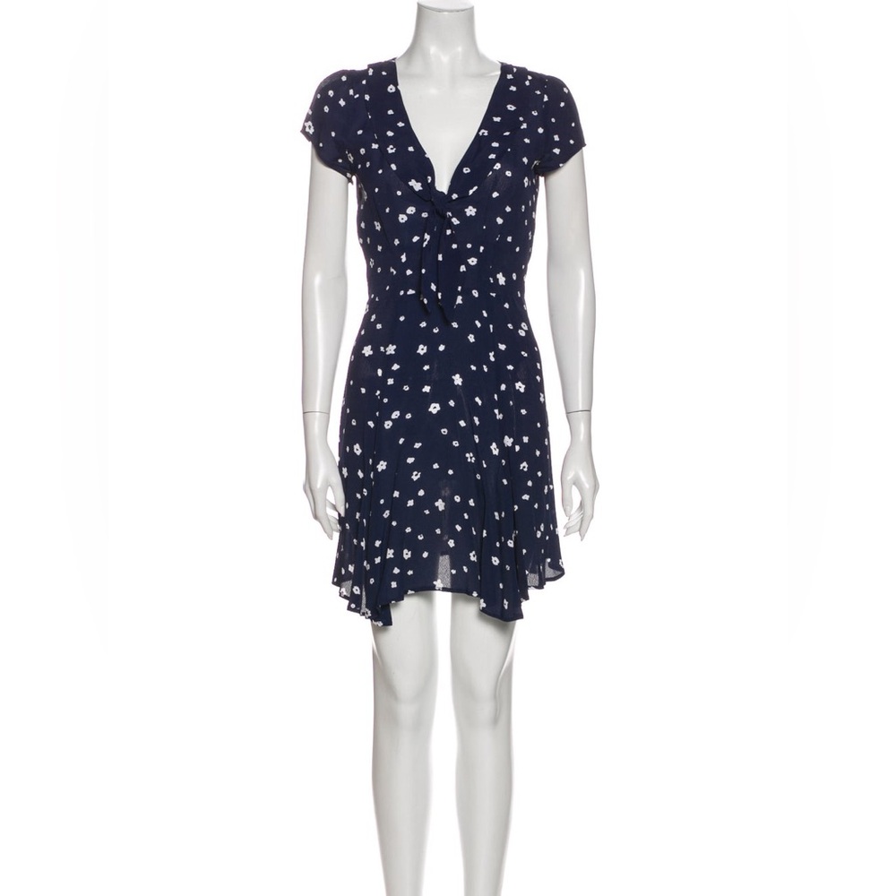 REFORMATION Floral Print Mini Dress